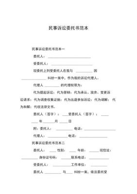 打官司委托书范文（官司委托书怎么写）-图2