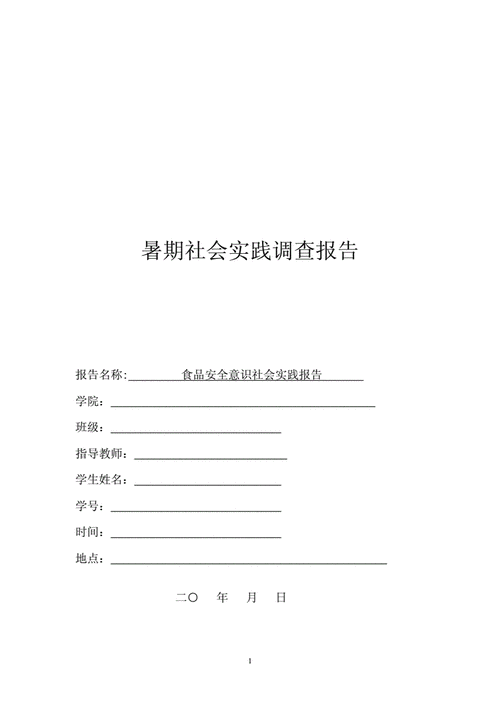 食品社会实践报告范文（食品社会实践调查报告）