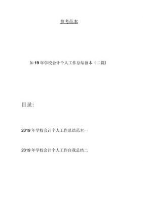 学校会计工作总结范文（学校会计工作总结范文模板）-图2