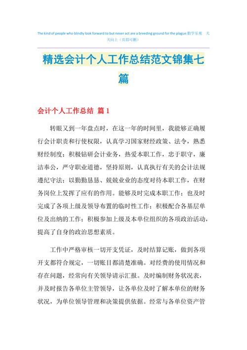 会计的工作总结范文（会计的工作总结范文怎么写）-图3