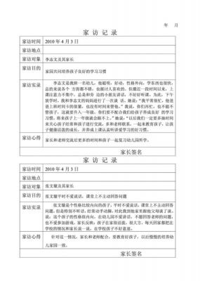 幼儿家访记录范文（幼儿家访记录内容及家长意见和建议）-图2