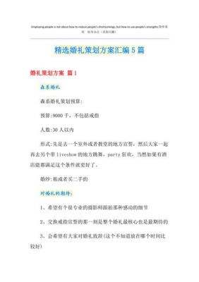 婚礼会展策划方案范文（婚礼会展策划方案范文）